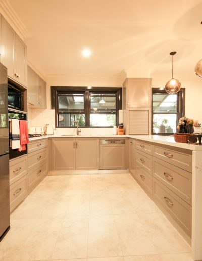 Modern and full function kitchen installation in wollongong