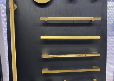 modern luxury door handles kitchen panels in gold