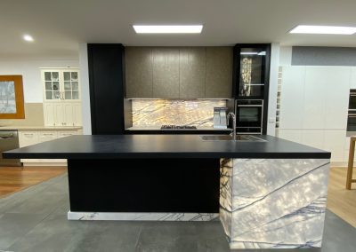 Kitchen island design marble stone