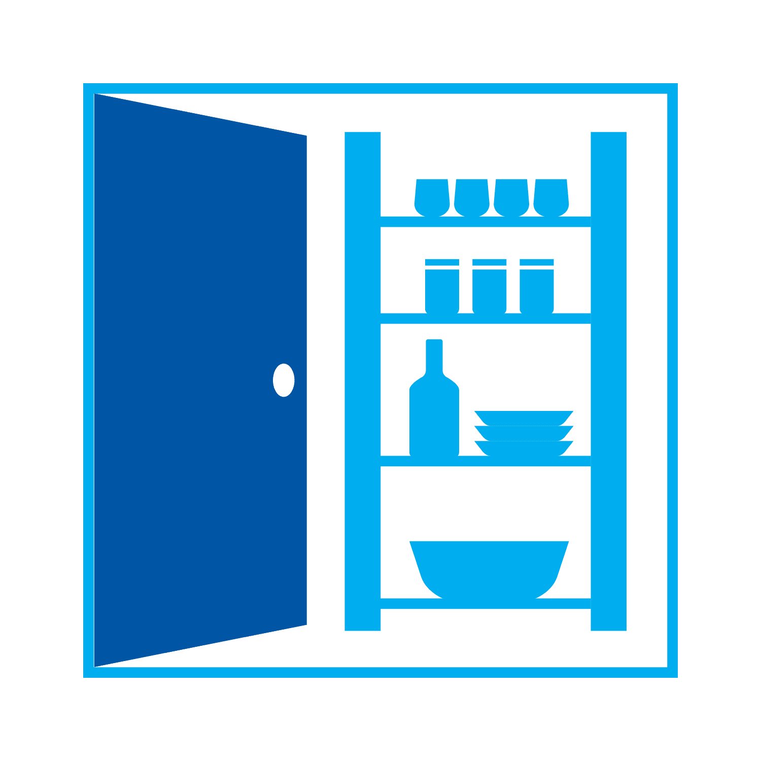 Hidden butler's pantry